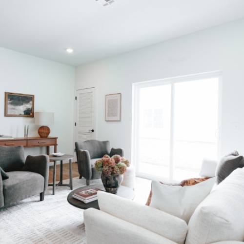 Spacious open flow floor plans